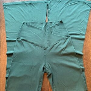 Aerie Offline Teal High-Rise Tall Flare Leggings women’s medium